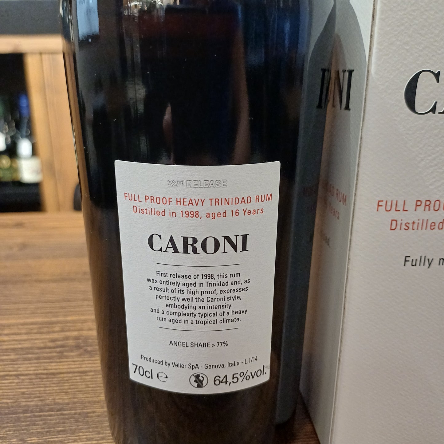 Caroni 32nd Release 1998 16y Full Proof Heavy Trinidad Rum 64.5%