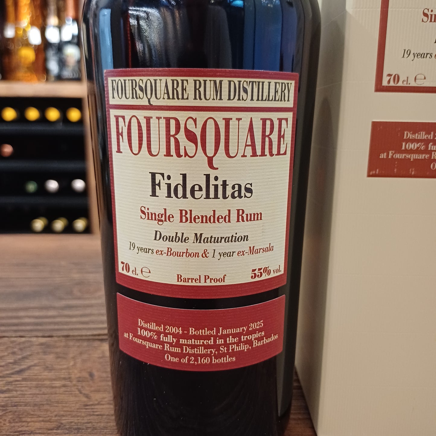 Foursquare Fidelitas Single Blended Rum Double Maturation 55%