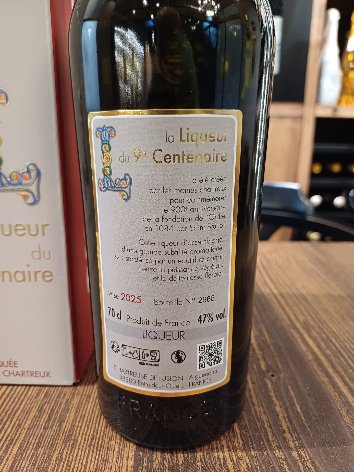Chartreuse du 9eme centenaire 2025 47% 0.7L