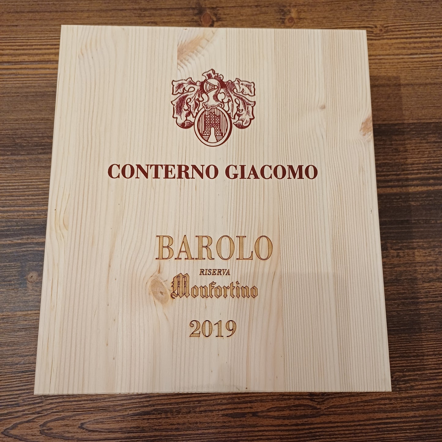 Giacomo Conterno Barolo Riserva Monfortino 2019 3x0.75 bottiglie con cassa legno