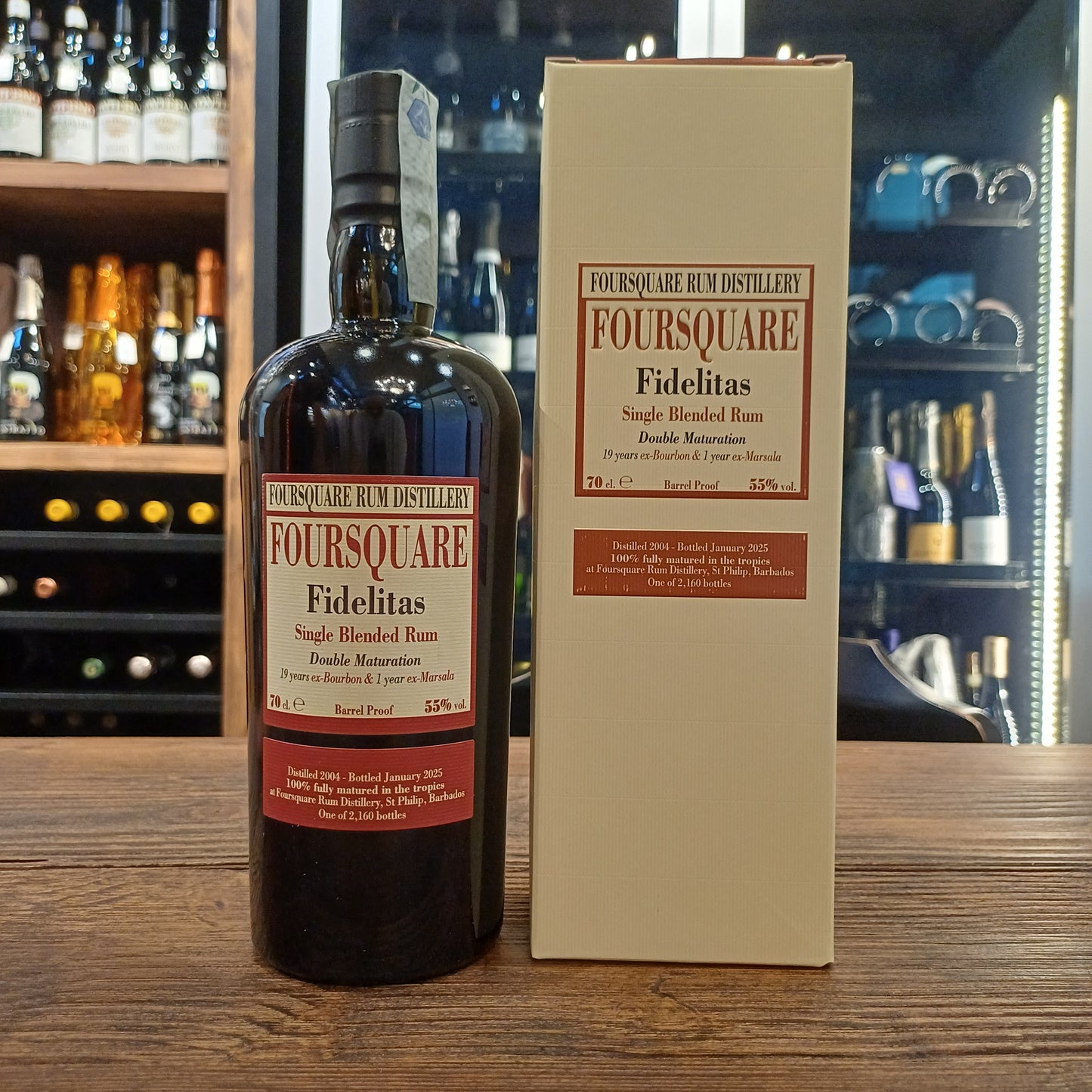 Foursquare Fidelitas Single Blended Rum Double Maturation 55%