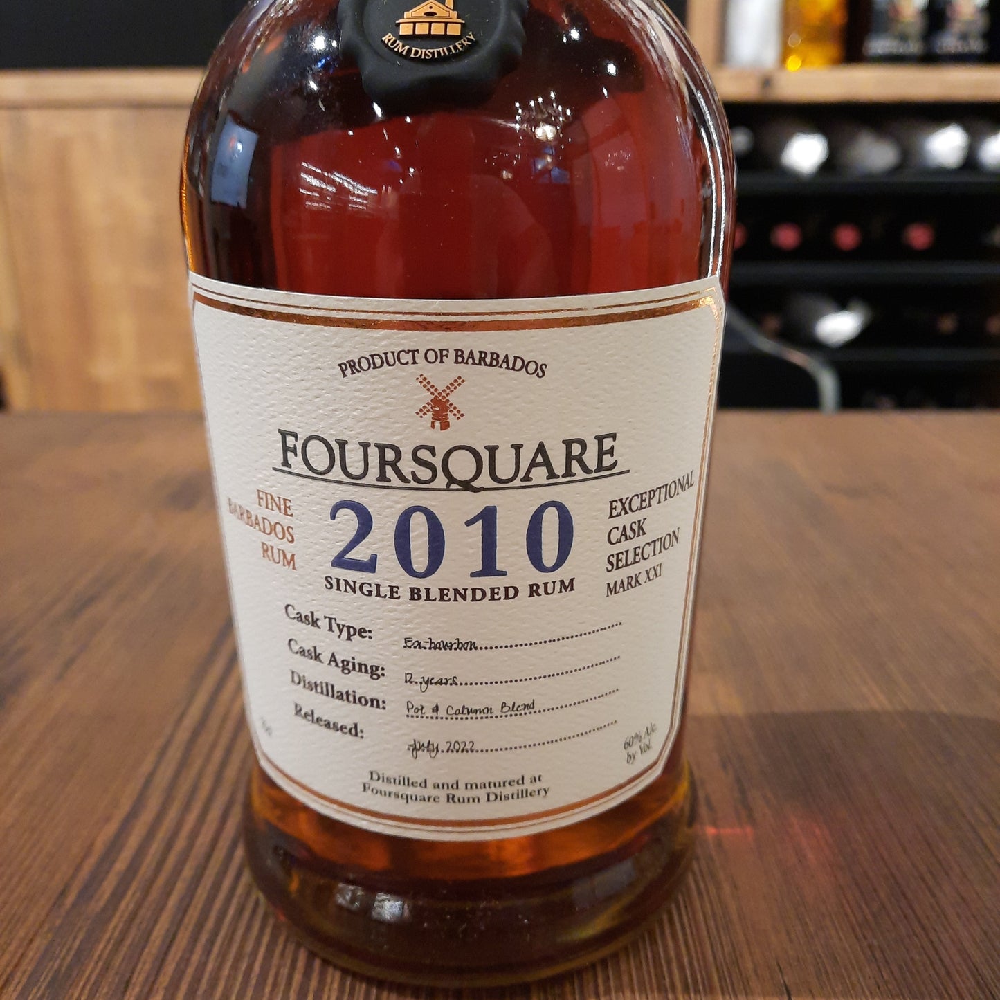 Foursquare 2010 Single Blended Rum 60% 70Cl