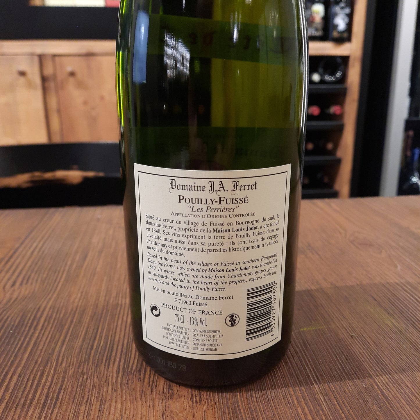 Domaine J.A. Ferret Pouilly-Fuissè "Les Perrières" 2018