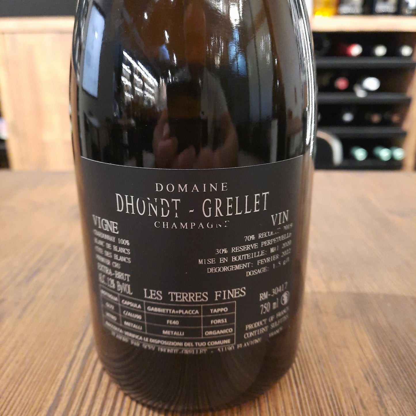 Dhondt-Grellet Les Terres Fines Champagne Premier Cru Blanc De Blancs