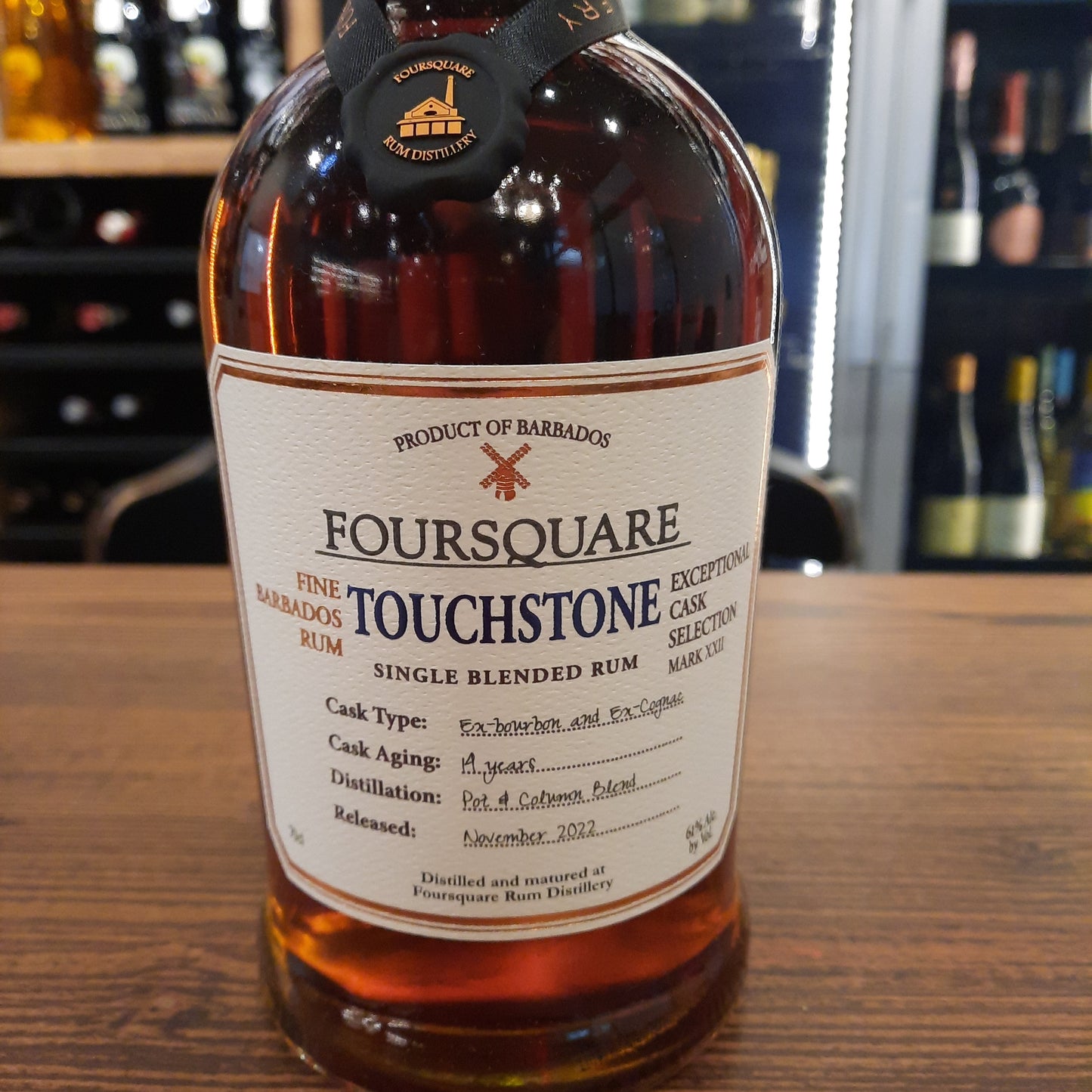 Foursquare Touchstone Single Blended Rum 14y 61%