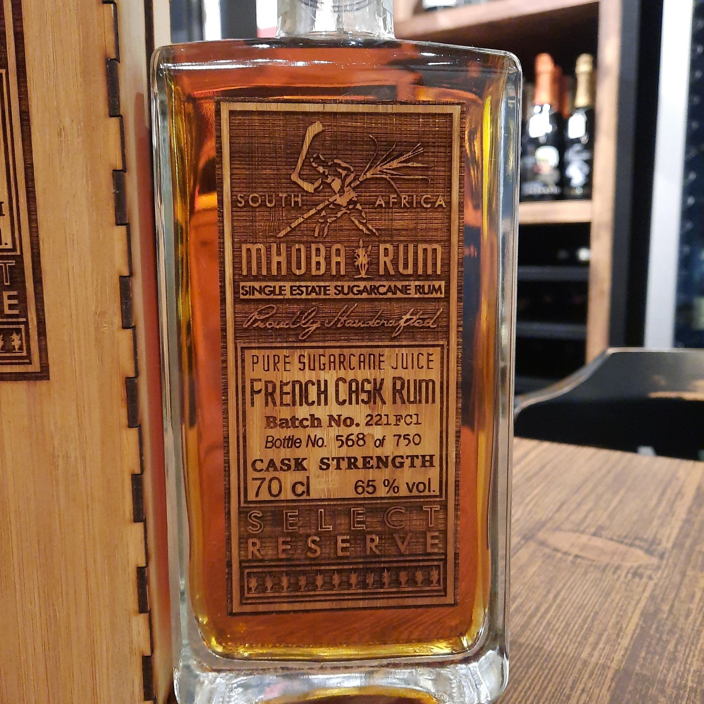 Mhoba Select Reserve French Cask Rum 65% 700ml