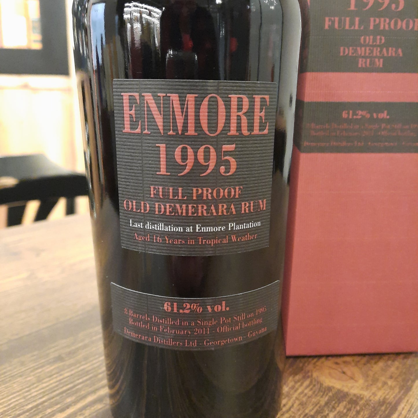 Enmore 1995 full Proof Demerara Velier 16y 61.2%