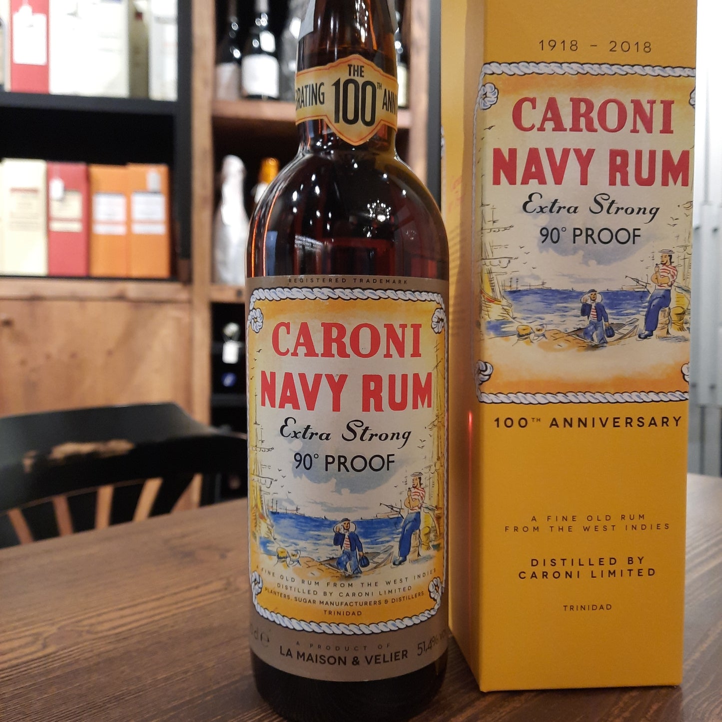 Caroni Navy Rum Extra Strong 90 Proof 100th Anniversary 51.4%