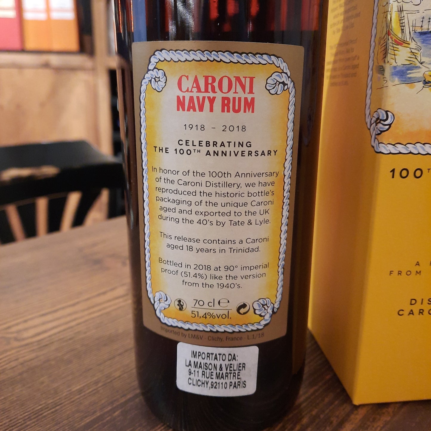 Caroni Navy Rum Extra Strong 90 Proof 100th Anniversary 51.4%