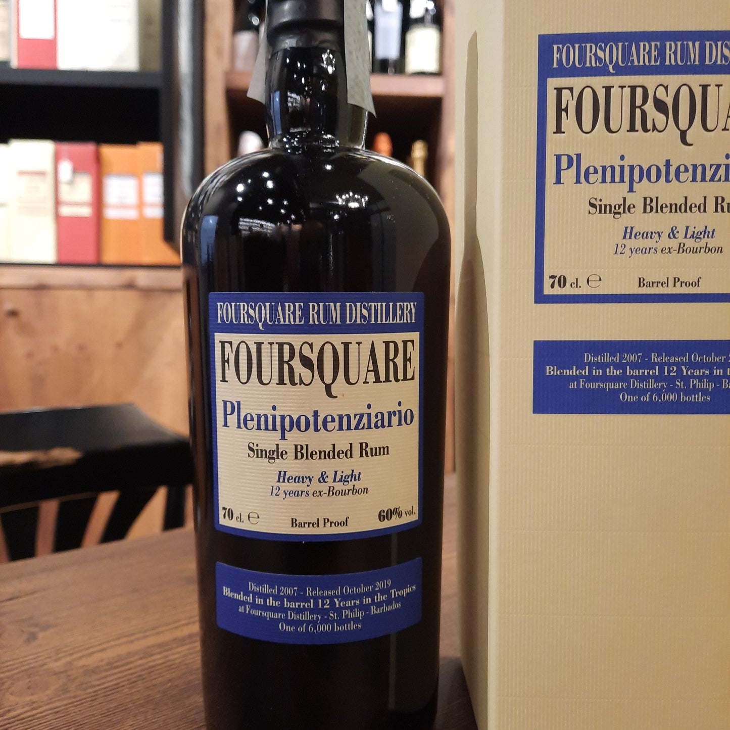 Foursquare Plenipotenziario Single Blended Rum 12y 60%