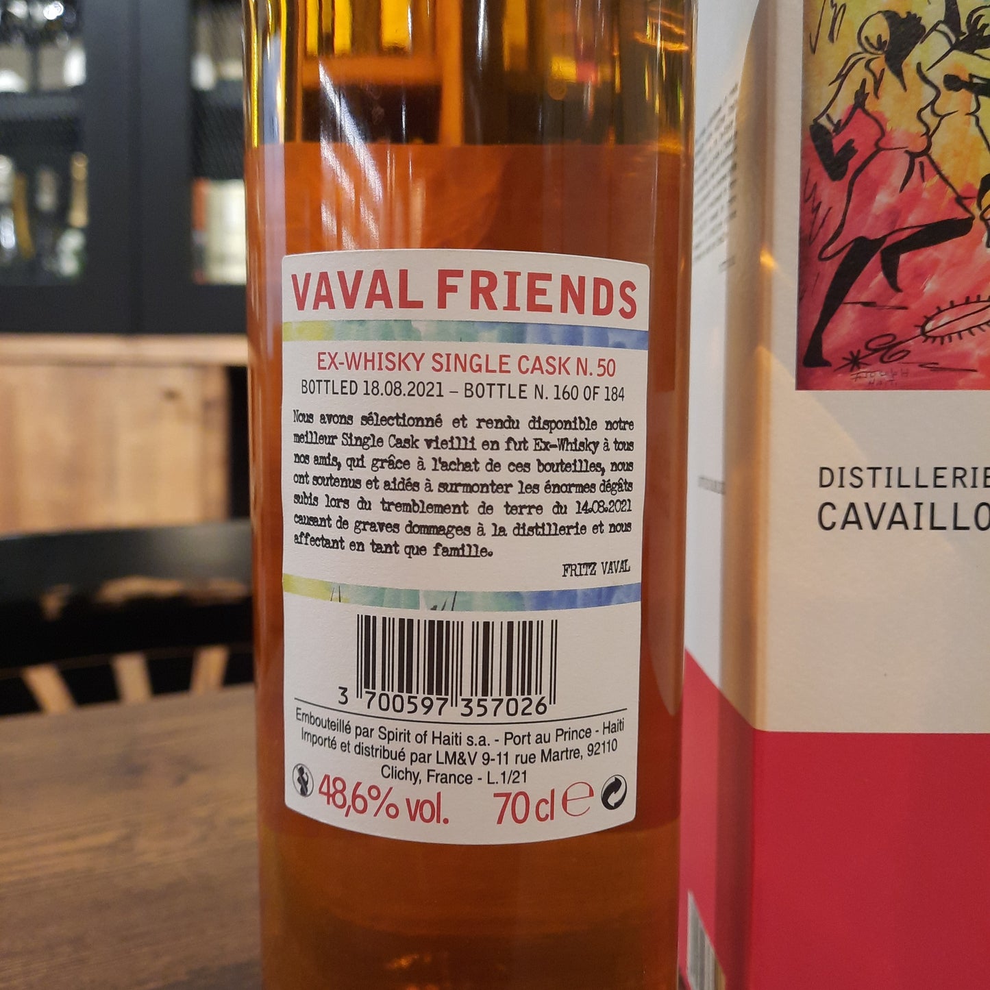 Clairin Vaval Friends ex Whisky Single Cask 2015 48.6%