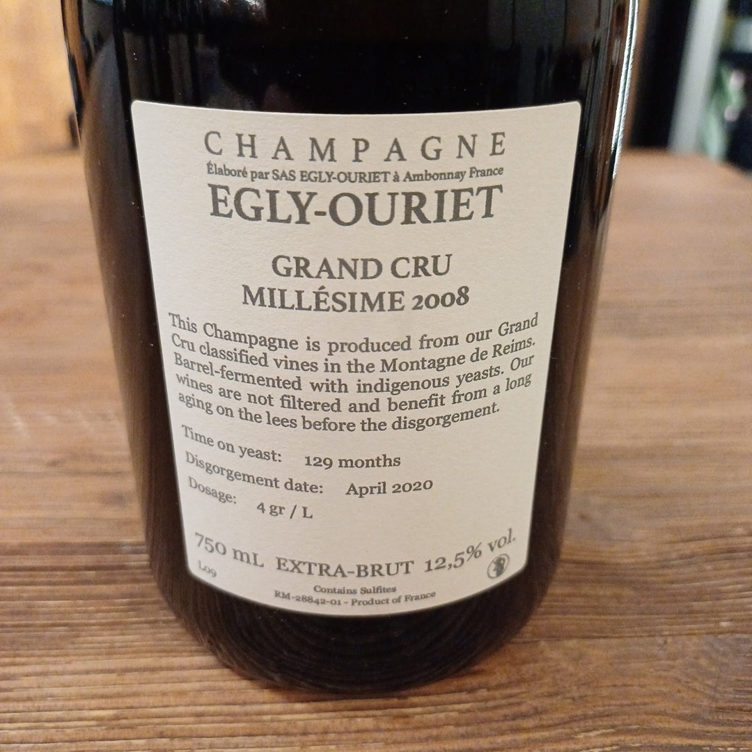 Egly-Ouriet Grand Cru Millésime 2008