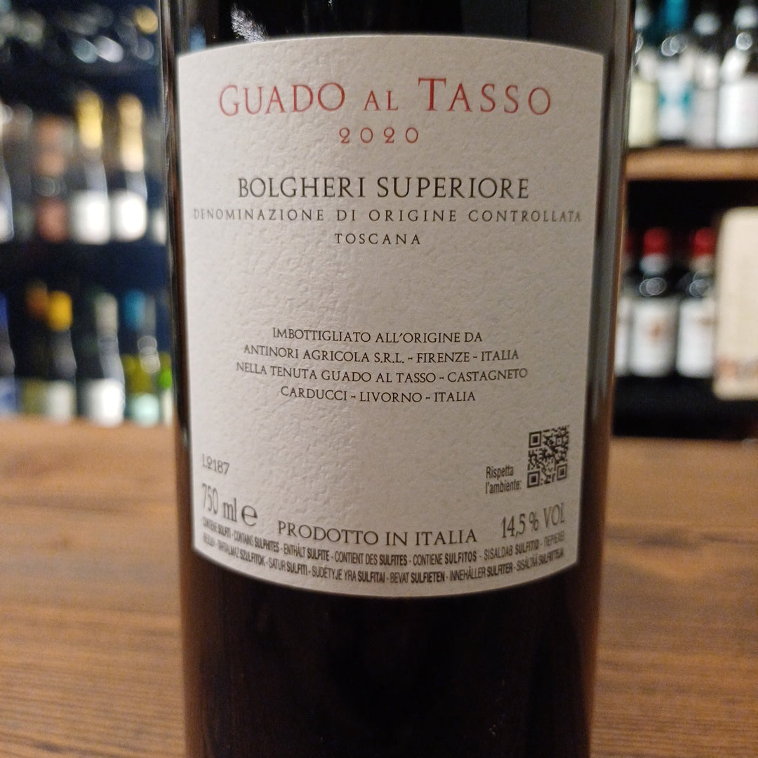 Guado al Tasso 2020 Bolgheri Superiore doc Antinori