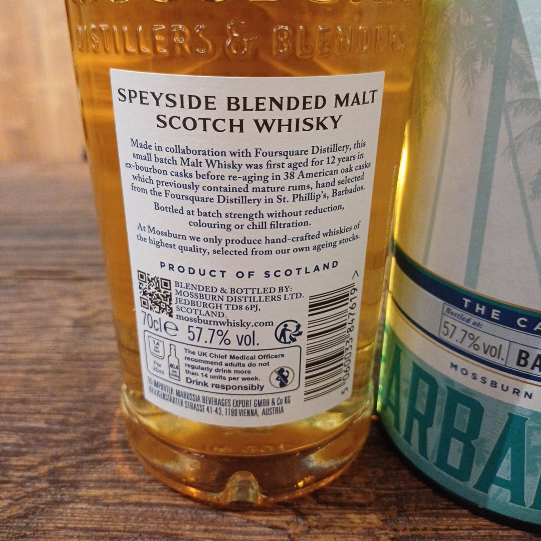 Mossburn Speyside Blended Malt Scotch Whisky 12y Foursquare Cask 57.7%