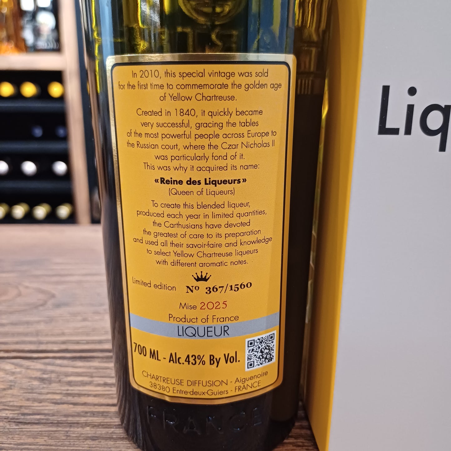 Chartreuse Reine Des Liqueurs 2025
