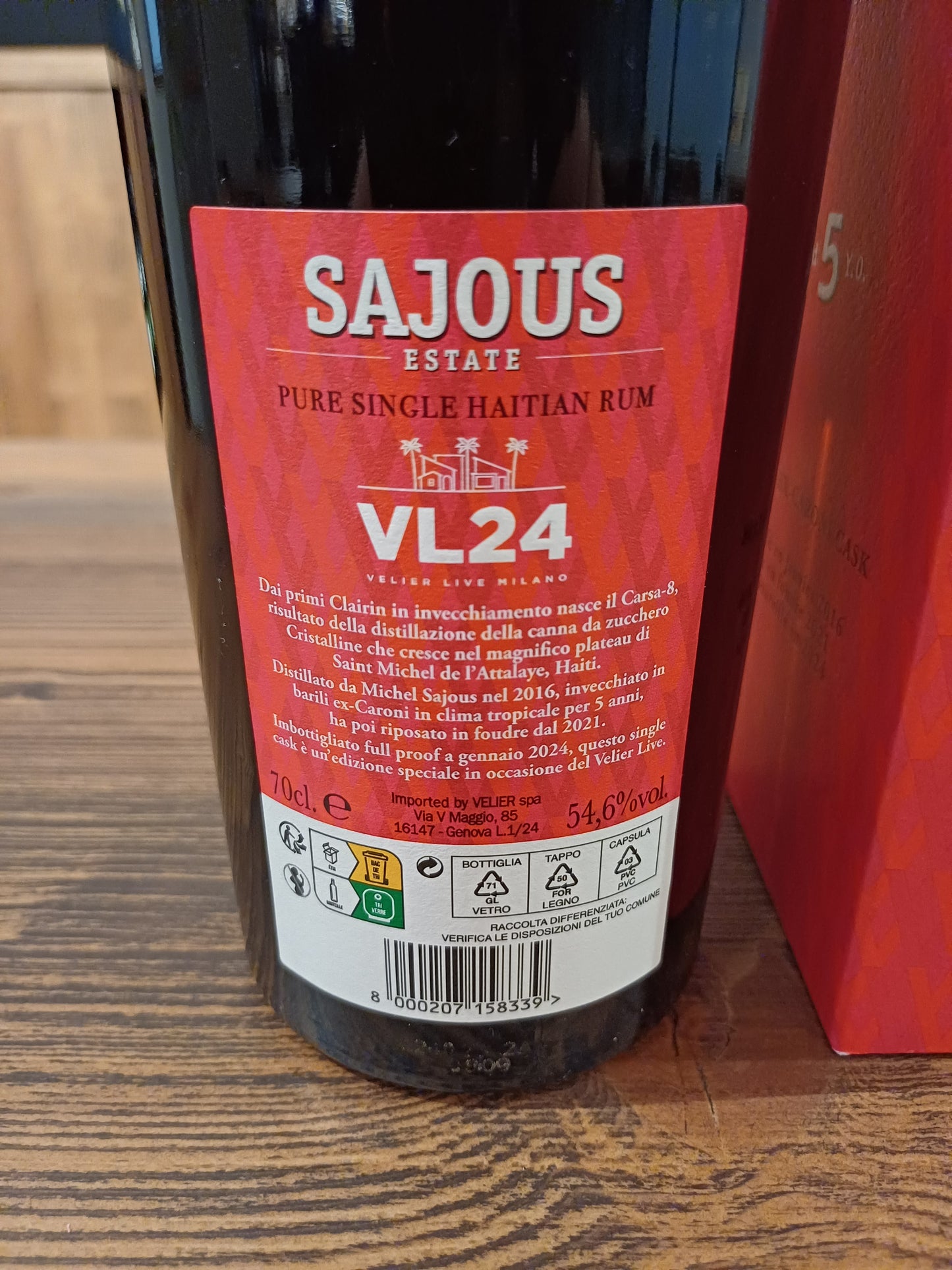 Chelo 2016 Sajous Velier VL24 Ex-Caroni Cask 54.6%