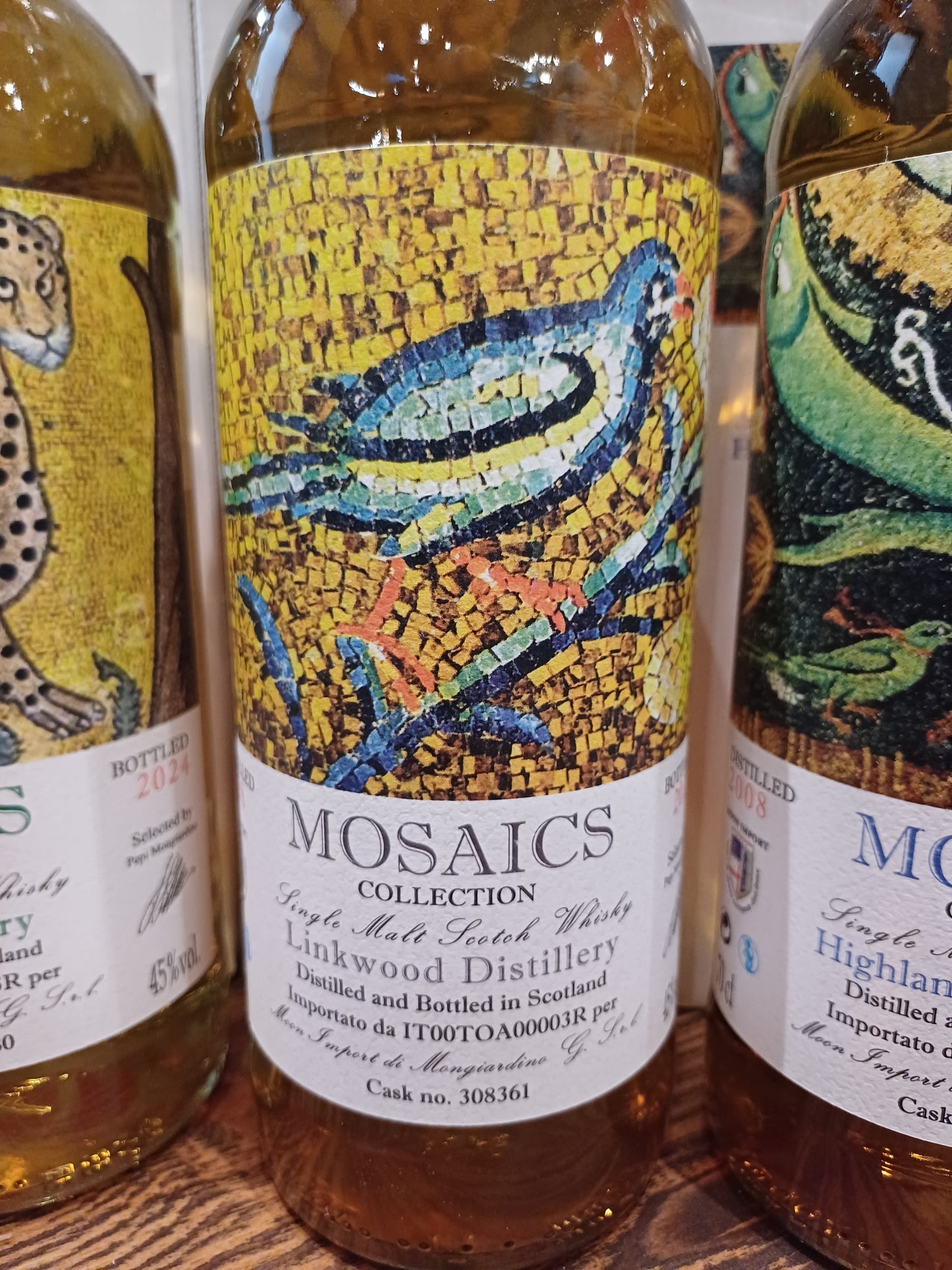 Moon Import Whisky Mosaics Collection 6 bottiglie Serie Completa