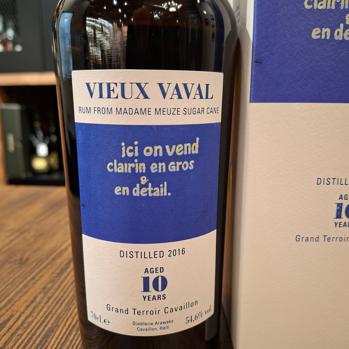 Clairin Vieux Vaval 10 Y.O. Cavaillon Grand Terroir Ex-Caroni Cask - Full Proof