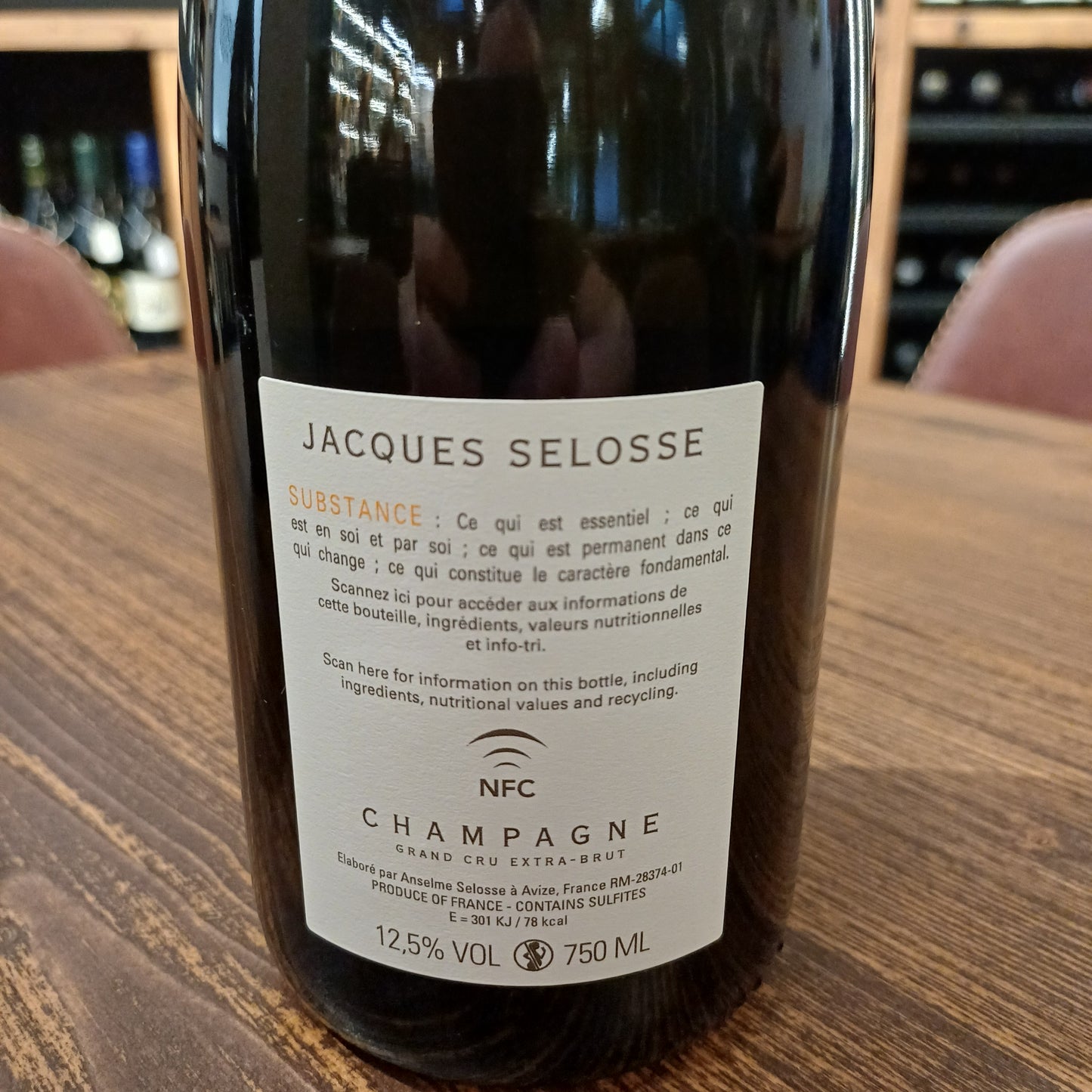 Jacques Selosse Substance Grand Cru Blanc de Blancs Sboccatura 2025