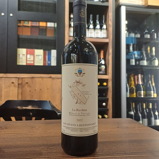 La Ricolma 2022 San Giusto a Rentennano Merlot di Toscana 14.5% 750ml