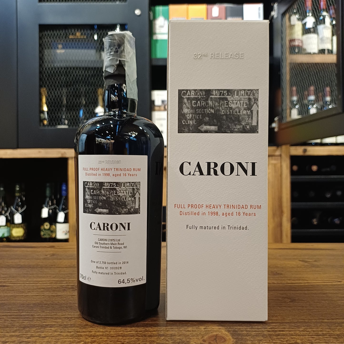 Caroni 32nd Release 1998 16y Full Proof Heavy Trinidad Rum 64.5%