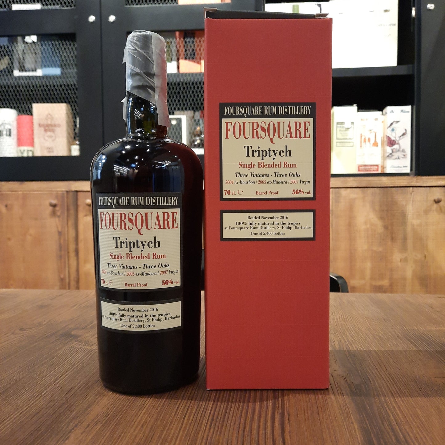 Foursquare Triptych single blended rum 56%