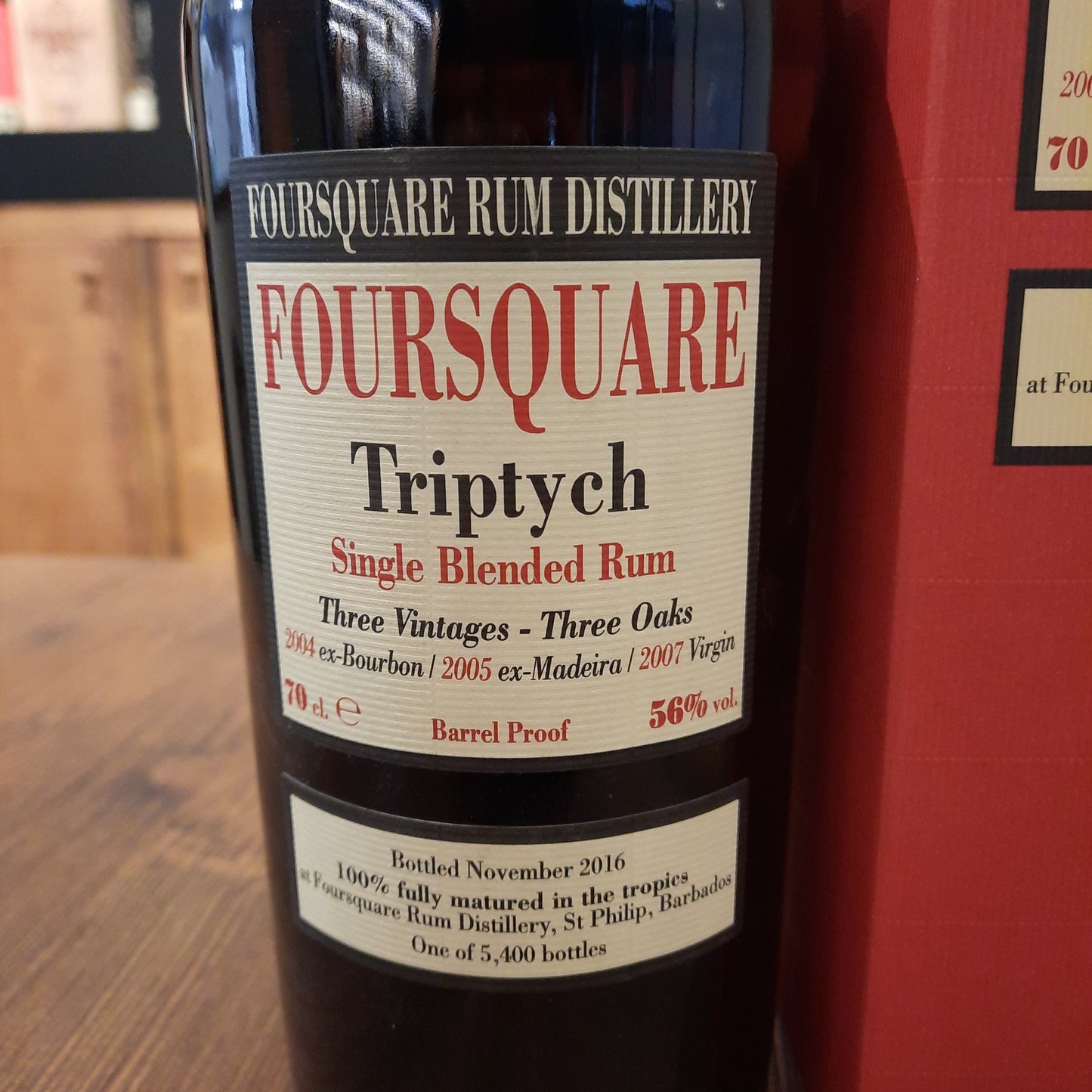 Foursquare Triptych single blended rum 56%