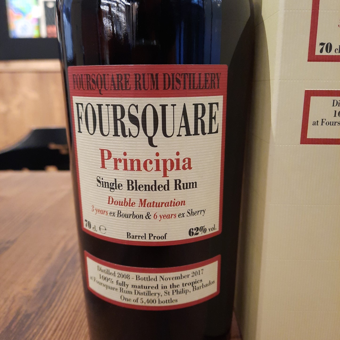 Foursquare Principia single blended rum 62%