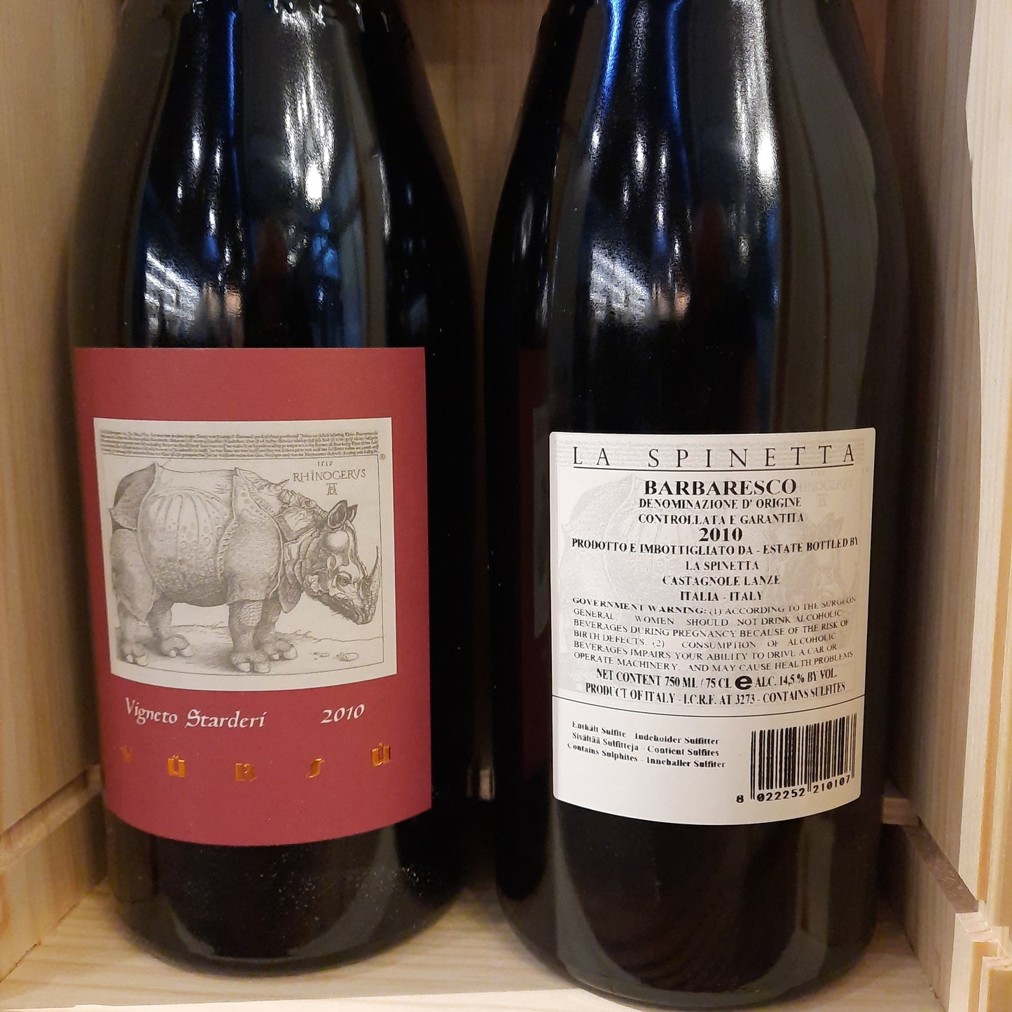 La Spinetta Barbaresco DOCG Starderi 2010 wooden case of 2 bottles 14.5%