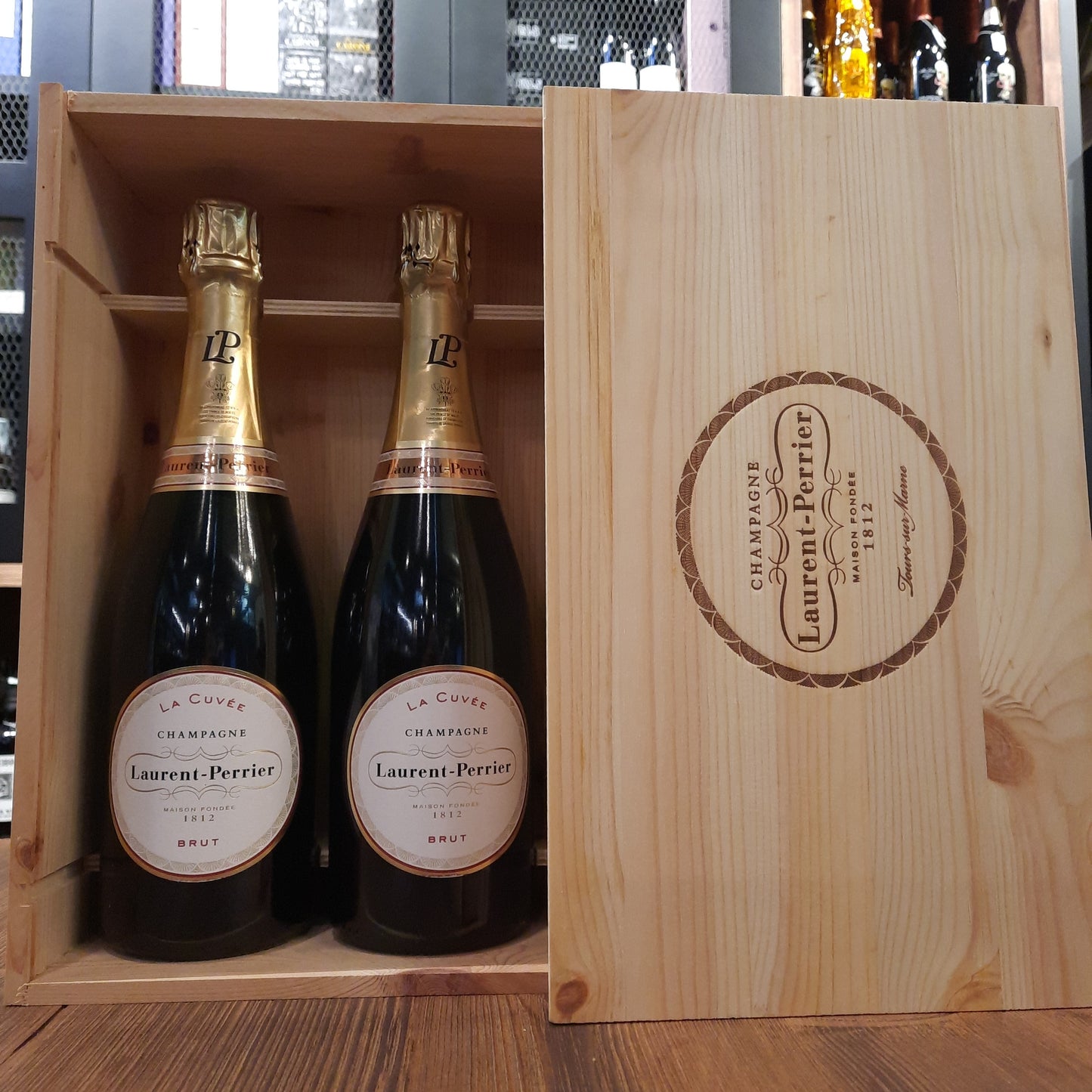 Laurent-Perrier la Cuvée brut 2 x 0.75L cassa legno