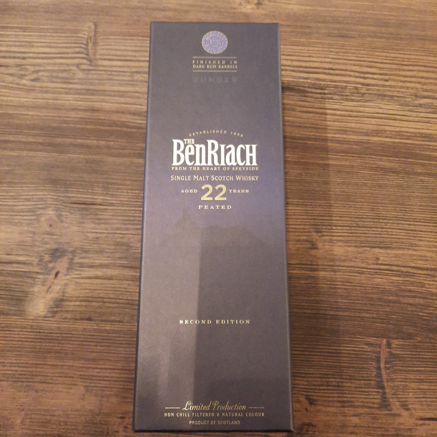 The Benriach 22y second edition 46% rum finish