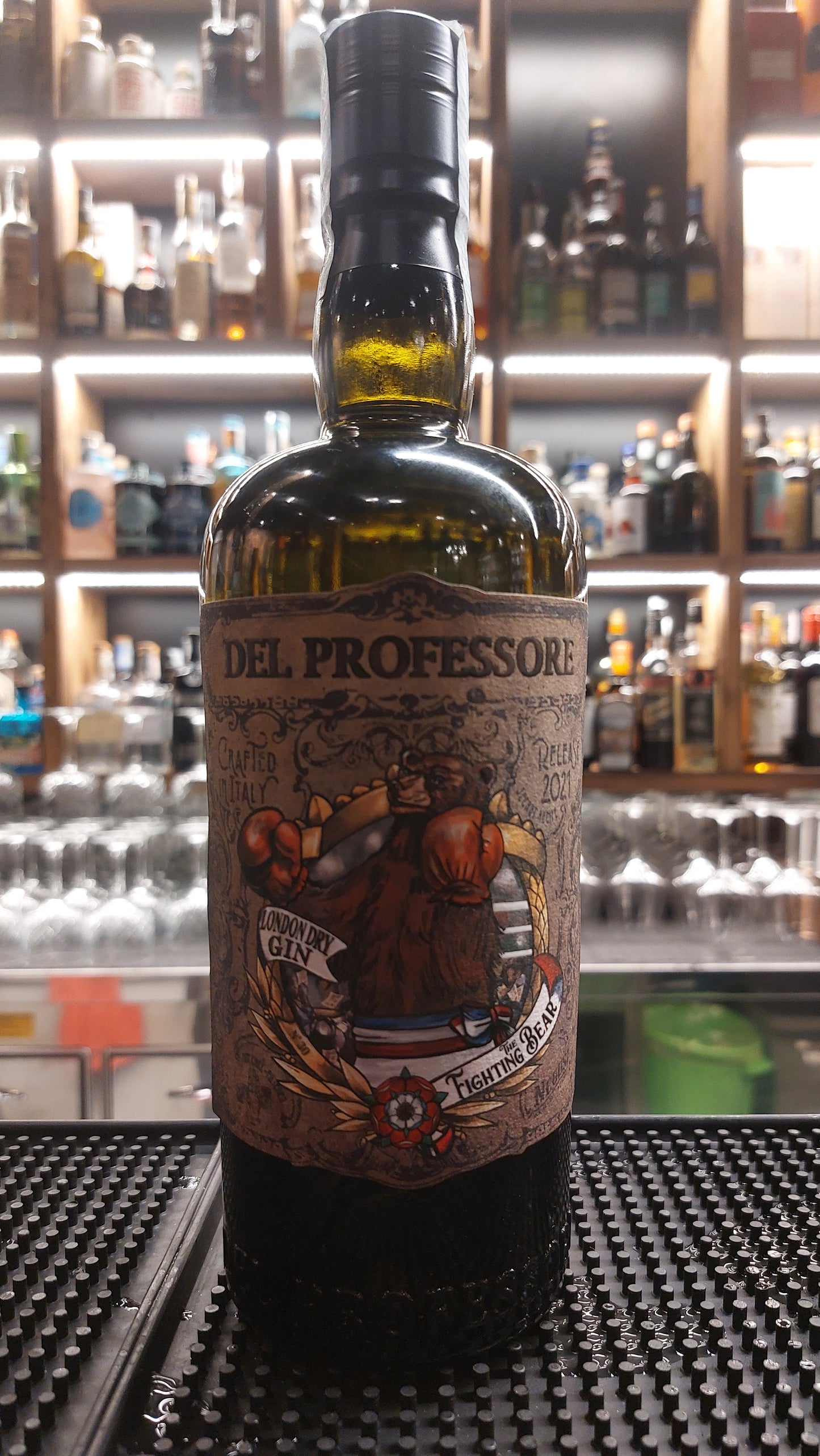 Gin Del Professore The Fighting Bear London Dry Gin 43%